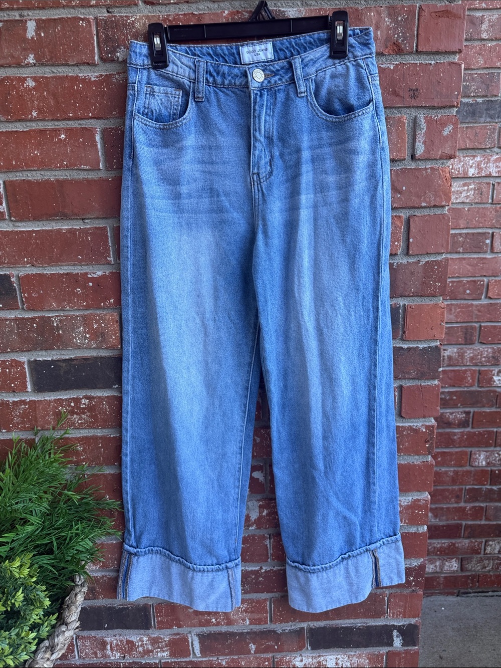 GOGO Cuffed Denim Jeans Size 5/27
